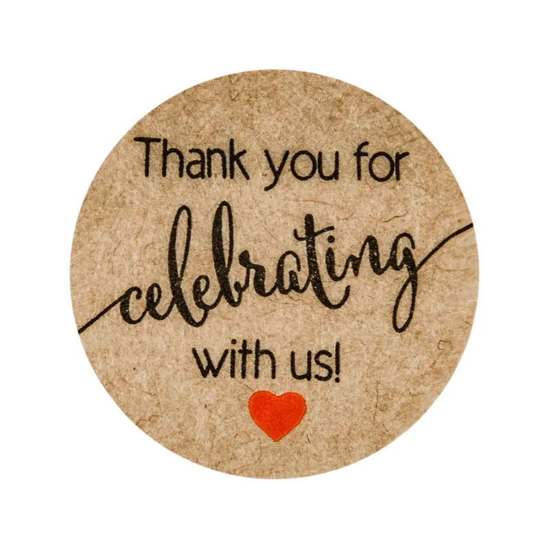 500 шт/рулон Свадебные праздничные украшения для Хэллоуина бумажные бирки спасибо