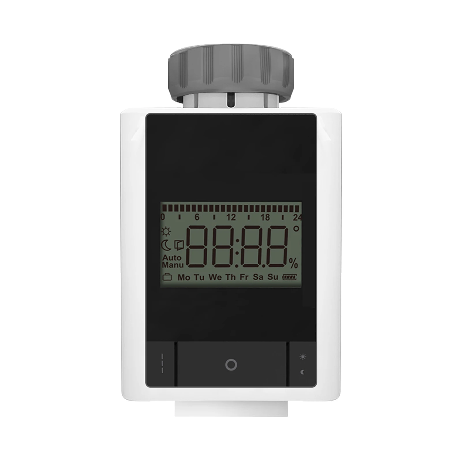 

Programmable Temperature Control Radiator Valve Thermostat Valve Temperature Regulating Valve ZigBee 3.0 Tuya APP Remote Control