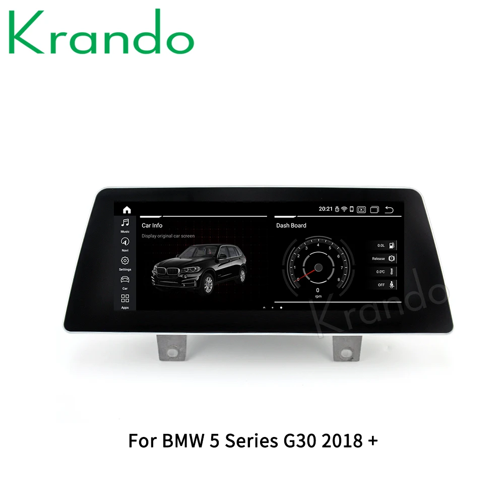 Krando Android 10 0 25 ''автомобильный Радио навигатор gps для BMW 5 серии GT F07 2009-2016 G30 2018 +