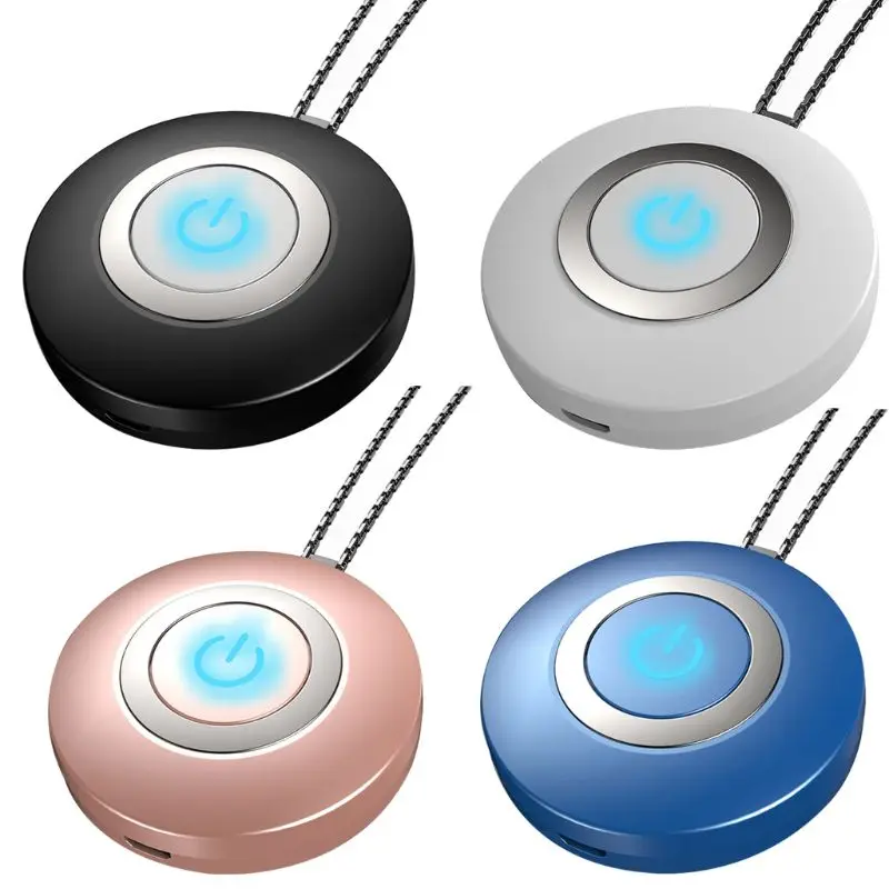 Персональный переносной очиститель воздуха ожерелье мини портативный генератор