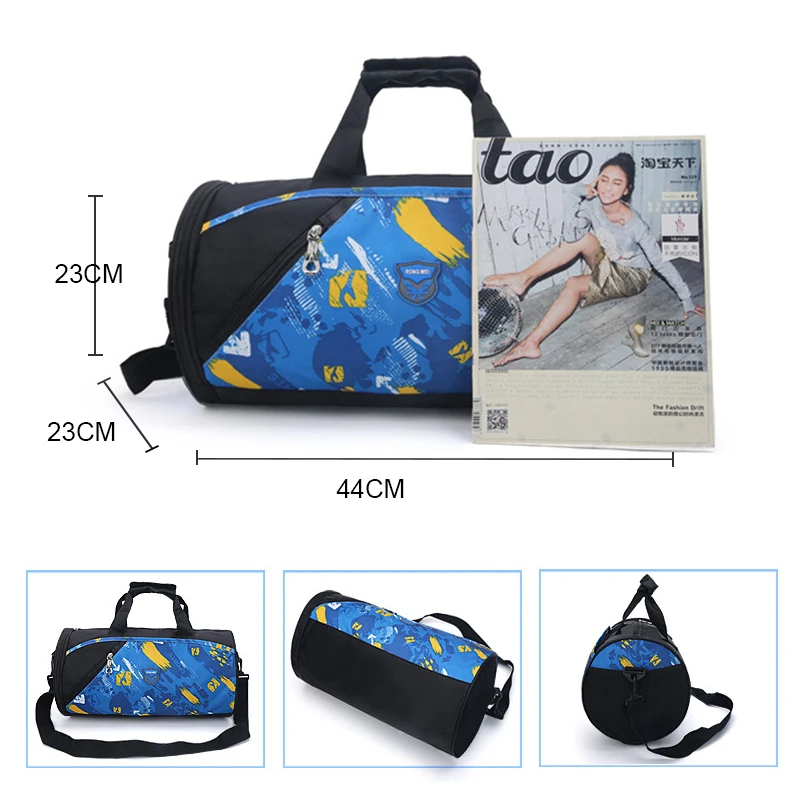Верхняя нейлоновая Водонепроницаемая спортивная сумка для тренажерного зала