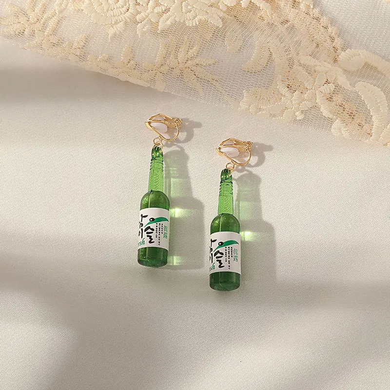 Клипсы для ушей без проколов женские темпераментные Длинные Простые Ювелирные