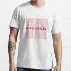 Футболка Miss Vanjie RuPaul s Drag Race Мужская, 100% хлопок, Повседневная рубашка с коротким рукавом и круглым вырезом, трикотажная удобная ткань