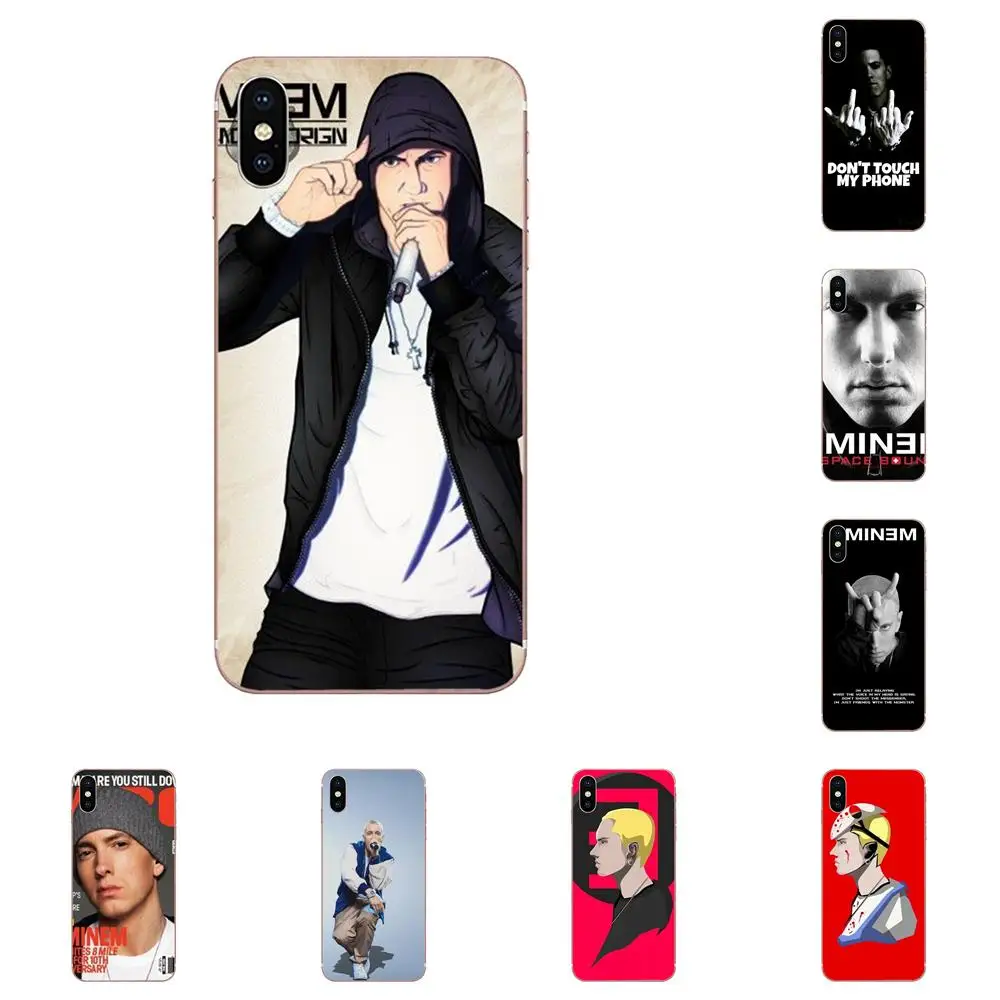 Чехол из ТПУ для Huawei Honor 5C 5X 6A 6X 7 7A 7X 8 8A 8S 8X 9 10 30 Lite Pro Y6 II Y7 Y9 Prime 2019 хип хоп Eminem Rap