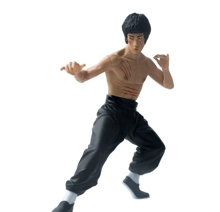 34 см Брюс Ли Боевая версия ПВХ фигурка Коллекционная модель игрушки|Игровые