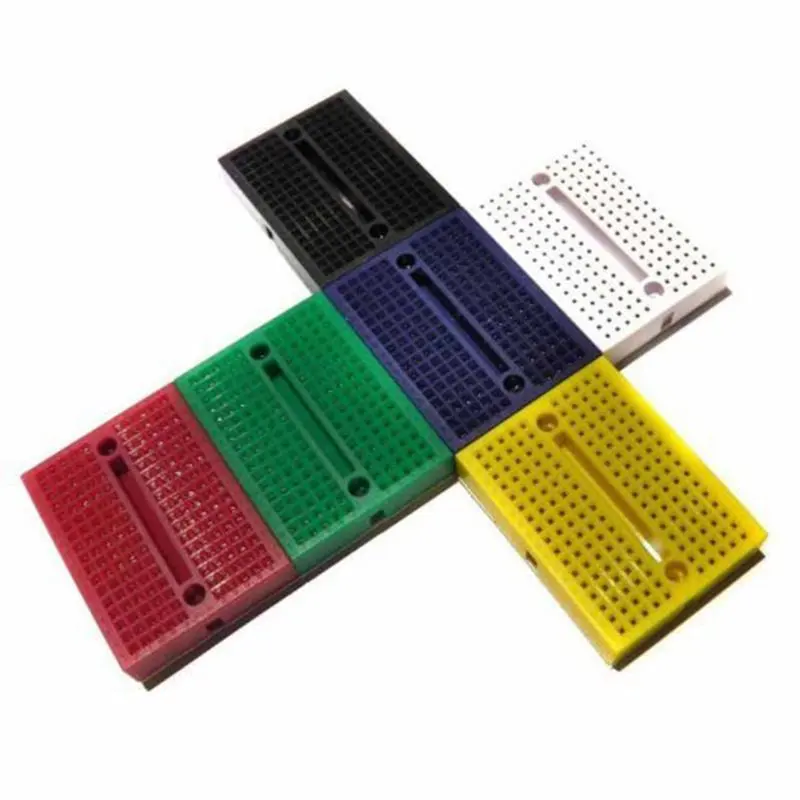12 упаковок макетная мини-плата без пайки на 170 точек для Arduino Proto Shield (6 цветов) |