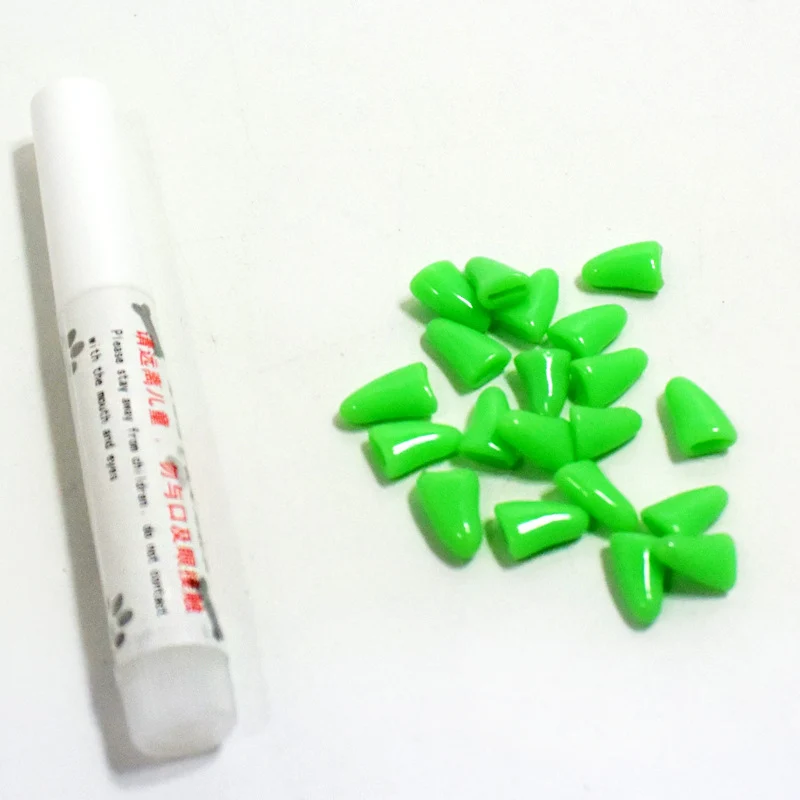 20 шт. колпачки для собак и кошек из мягкого силикона защиты от царапин лап товары