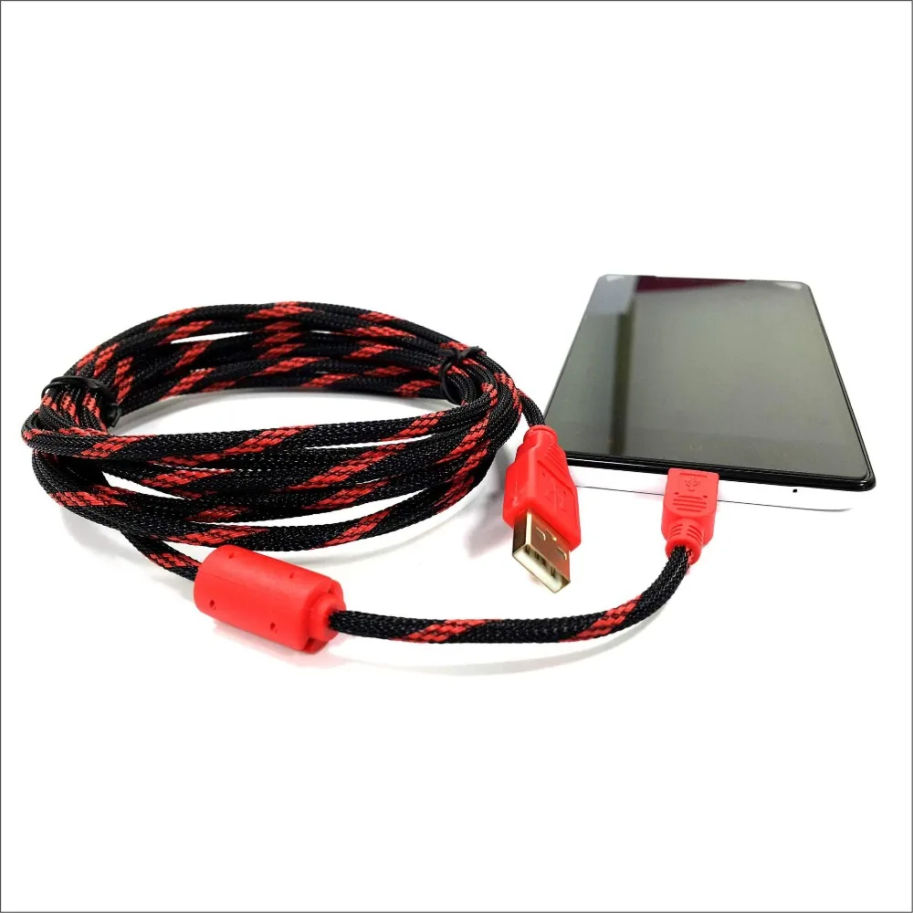 Синхронный зарядный кабель Micro USB 3 метра длиной 2 0 питания для контроллеров PS4/Xbox