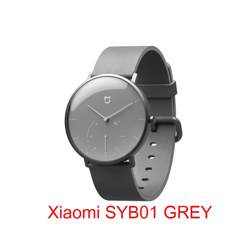 xiaomi SYB01 grey Оригинальные кварцевые Смарт-часы Xiaomi Mijia BT водонепроницаемые механические умные часы с шагомером и интеллектуальным напоминанием для Android IOS - Цвет: xiaomi SYB01 grey