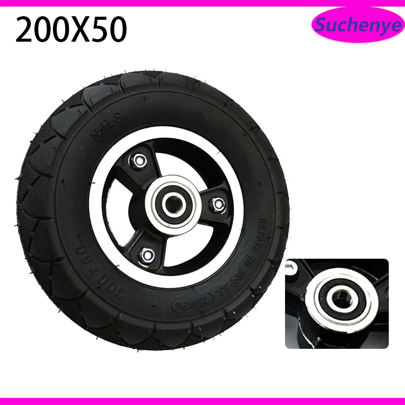 

200X50 Front Wheel for Electric Scooter Balancing Scooter 8 Inch 8x2 Inflatable Tire Wheels
