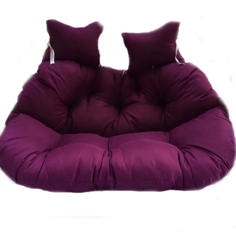 Подвесная корзина подушке подушки один двойной держатель ротанга ткань для