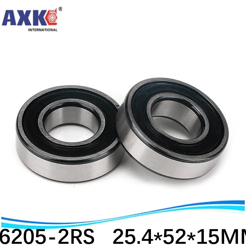 High Quality Non-standard Special Bearings 6205-2RS-1 6205X3 25.4*52*15mm * Inch Bearing AXK Steel Deep Groove Ra 0.8 Machinery |