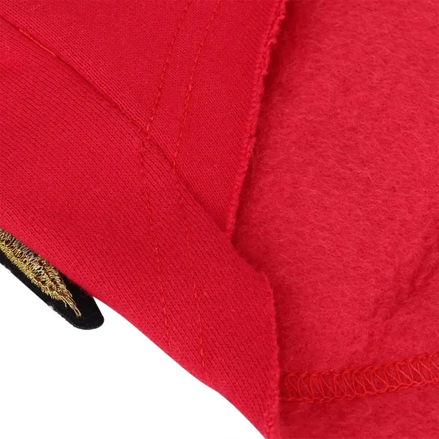 Красная хлопковая Милая одежда для домашних животных костюм с золотыми крыльями