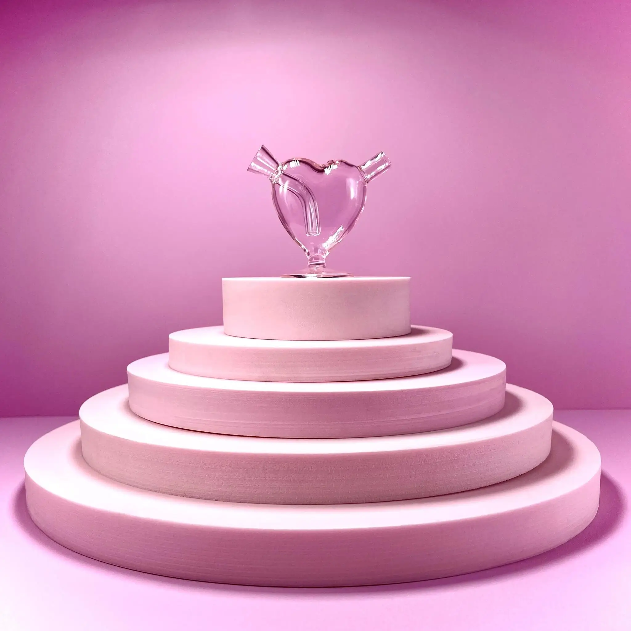 Яркий барботер в форме сердца | Дом и сад