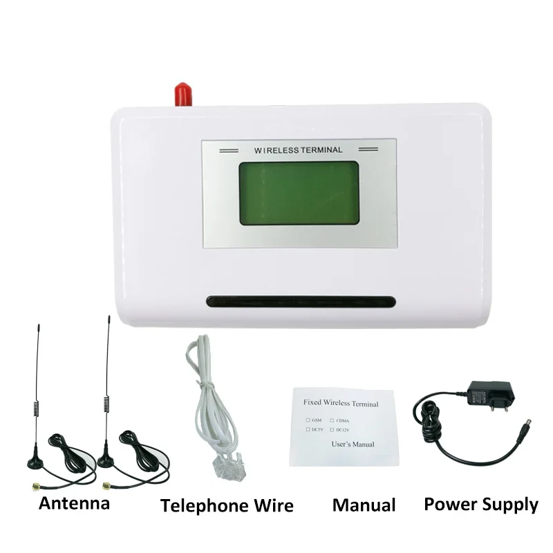 GSM 850/900/1800/1900 МГц фиксированный беспроводной терминал с ЖК-дисплеем поддержка