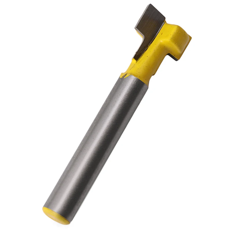 Т-образный резак 1/2 дюйма стальная ручка фрезерный станок с хвостовиком 1/4 для