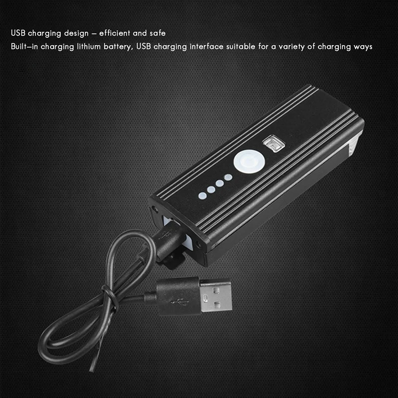 

Smart Sensor Bicycle Headlights Bicycle Headlights with Horn Led Lights Multifunctional Bike Front Lights 120 Db
