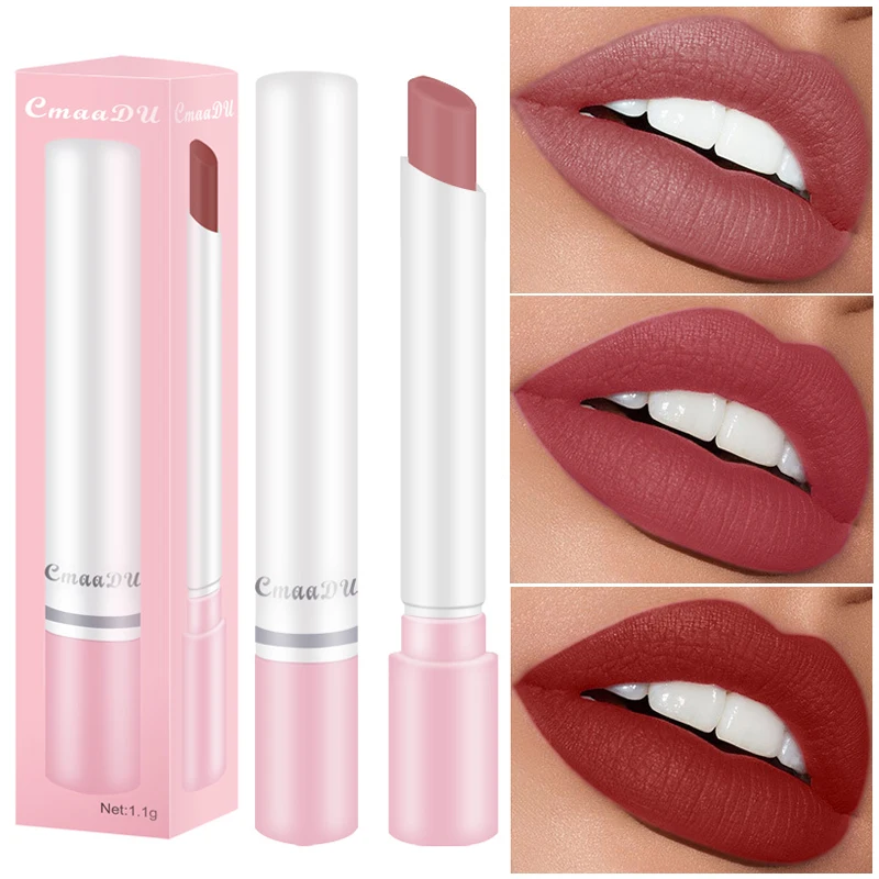 Cmaadu шелковистые бархатные сигареты матовая помада карандаши телесного цвета легко носить стойкие пигменты