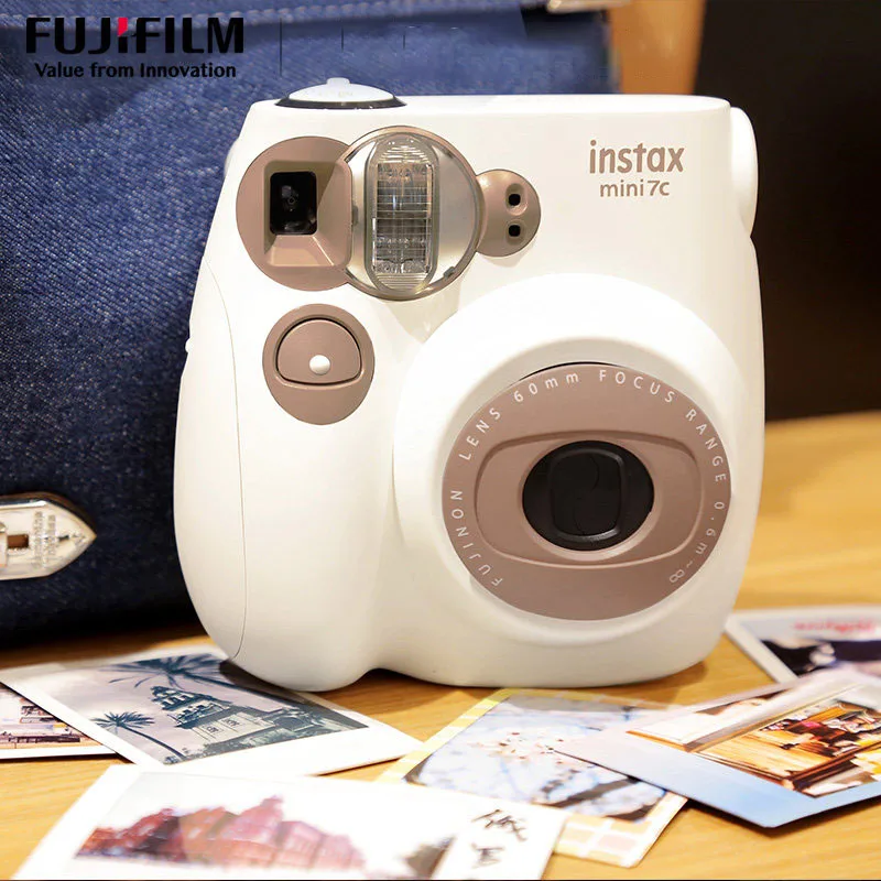 Мини Камера Fujifilm/Fuji instax mini 7C/7SOne time мгновенная съемка Polaroid Mini7C подарок для