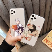 anime the promised neverland phone cover for iphone 11 12 13 pro max x xr xs max 7 8 plus 6s se soft silicone tpu case fundas