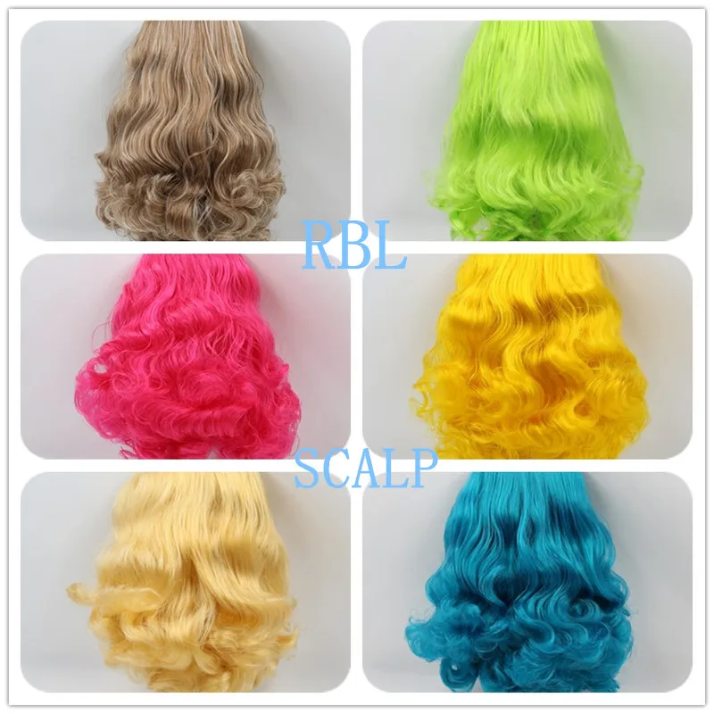 Fortune Days RBL купол головы для Blyth ледяной DBS куклы парик волос