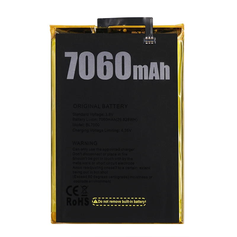 DyGod 7060mAh Для Doogee BL7000 Экстрим Замена батареи Bateria Batterie Мобильный телефон +