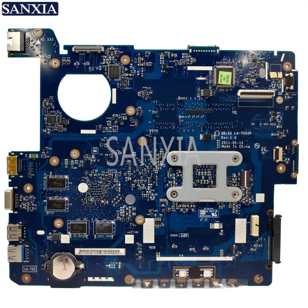 

KLKJ LA-7552P Laptop Motherboard For ASUS K53TA K53TK K53T Original Mainboard AMD-Video Card