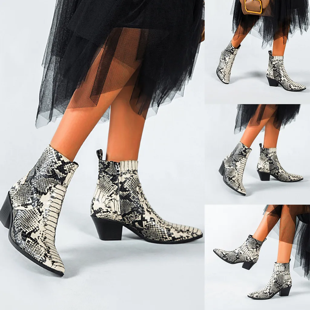 

Classic Winter Boots Ankle Genuine Leather Boots Winter Slip-on Women Shoes 2019 Female Ankle Boots 35-43 Botas Mujer 10