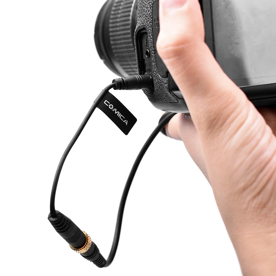 Женский переходник для кабеля 3 5 мм COMICA адаптер микрофона Canon Sony Nikon | Электроника