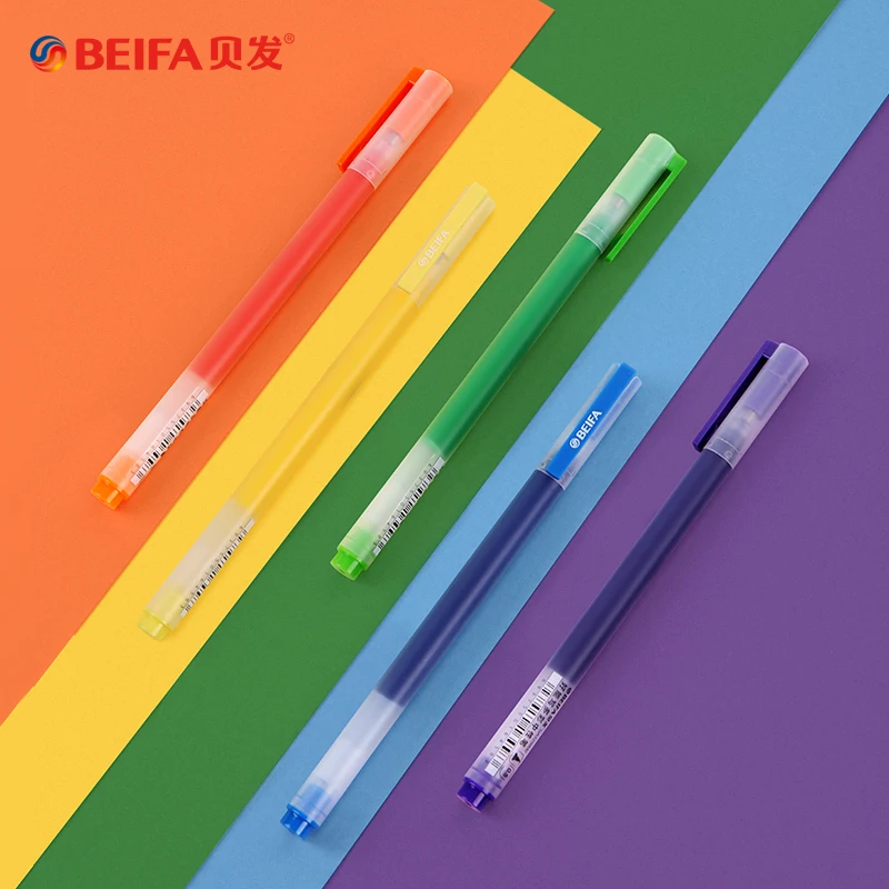 Набор цветных гелевых ручек Xiaomi BeiFa 5 шт./лот сверхпрочные чернила 0 мм 1800 м ручка
