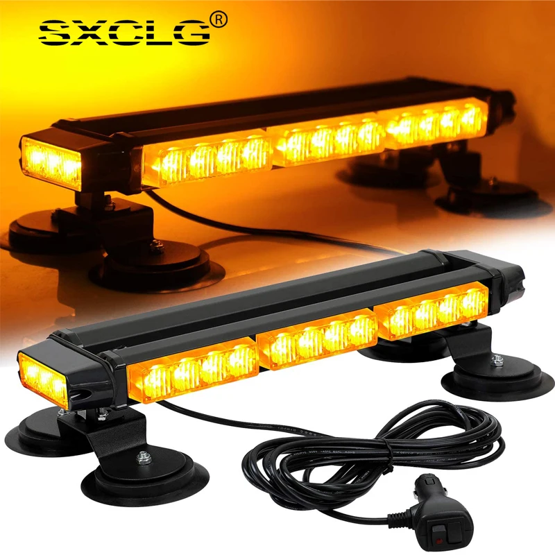 Светодиодный стробоскоп SXCLG 16 8 дюйма мигающий светильник бар высокой