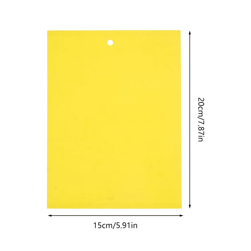 

50PCS Strong Insect Board Waterproof Plant Insect Glue Board Stickers Adhesive Traps Sticky Insect Catcher Bug Killer Flycatcher