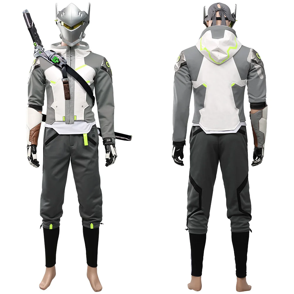 OW Косплей Shimada Гэндзи косплей костюм униформа наряд Хэллоуин Карнавальная