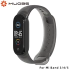 Mi Band 5 полупрозрачный браслет Mi Band 4 силиконовый браслет для Xiaomi Mi Band 3 NFC Correa Mi 5 ремешок Pulsera