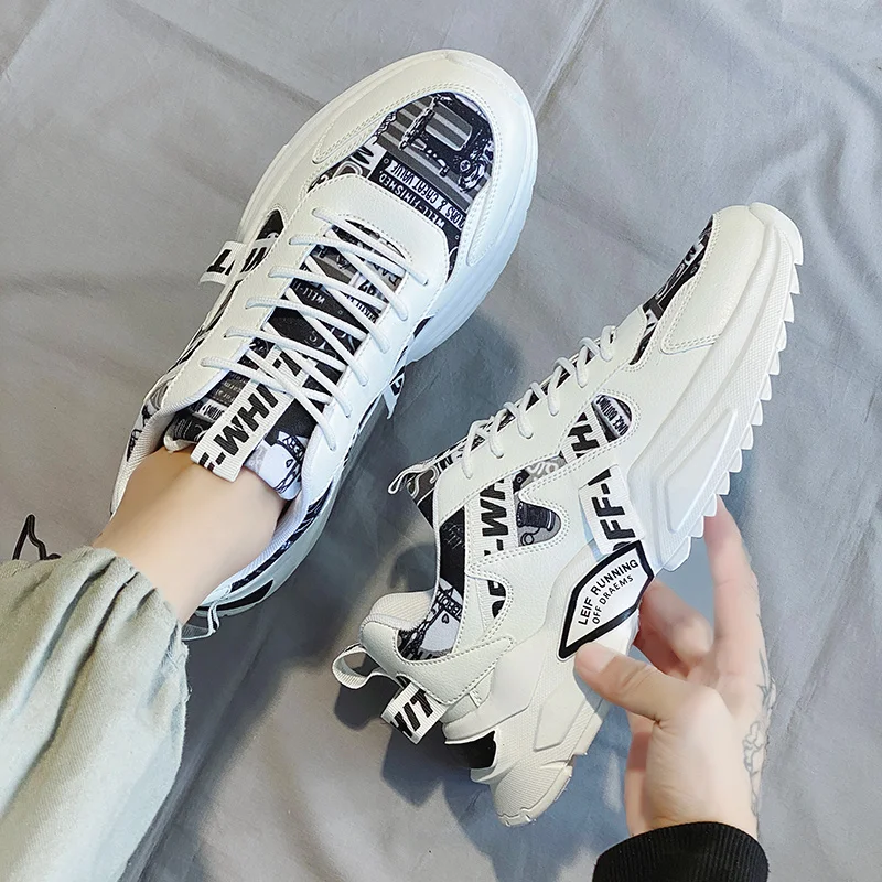 

Outdoor Men's Sneakers Casual Men's Sports Shoes Fashion Men Casual Shoes Non-slip Male Sneakers Heighten Sneakers Male Footwear