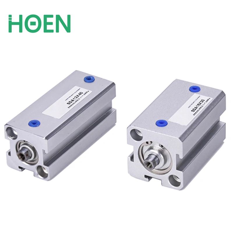 SDA50-25 Airtac type SDA series 50mm bore 25mm stroke double action Aluminum Alloy Thin Type Air Cylinders SDA50*25 | Обустройство
