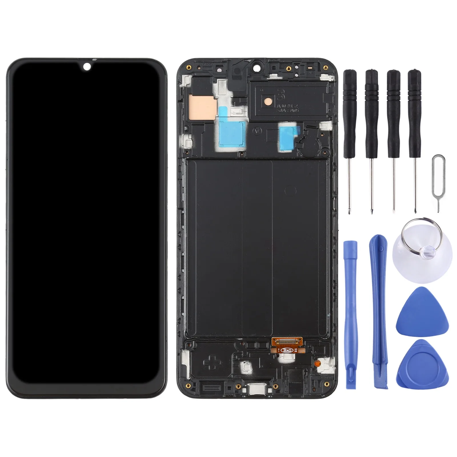 Подходит для Samsung Galaxy A30 SM-A305 сенсорный ЖК-дисплей в сборе с рамкой OLED материал