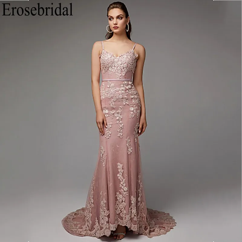 Женское кружевное вечернее платье Erosebridal элегантное для вечеринки модель 2019 |