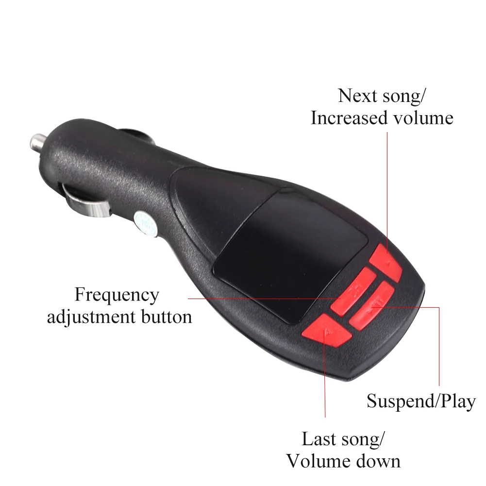 Mp3 плеер автомобильный беспроводной с USB интерфейсом FM трансмиттер дистанционным