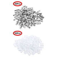 50pcs metal pins and rubber sleeves home shelf support studs pegs anti rust cabinet closet fixed hardware furniture fastener kit