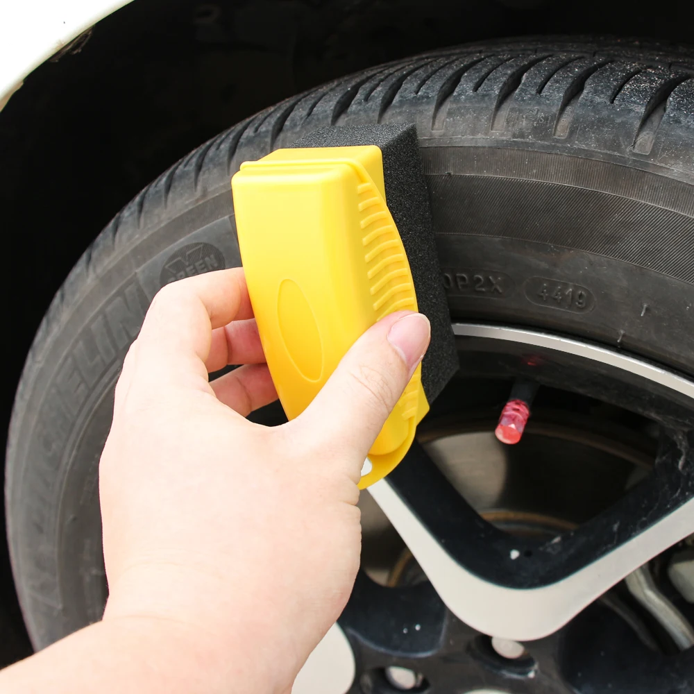Car Wheel Polishing Waxing Sponge Brush Washing Cleaning for Alfa Romeo alfa romeo 159 147 saab 93 95 9000 peugeot 206 307 | Автомобили и
