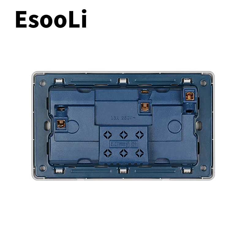 EsooLi 2.1A двойной usb порт для зарядки светодиодный индикатор настенная розетка