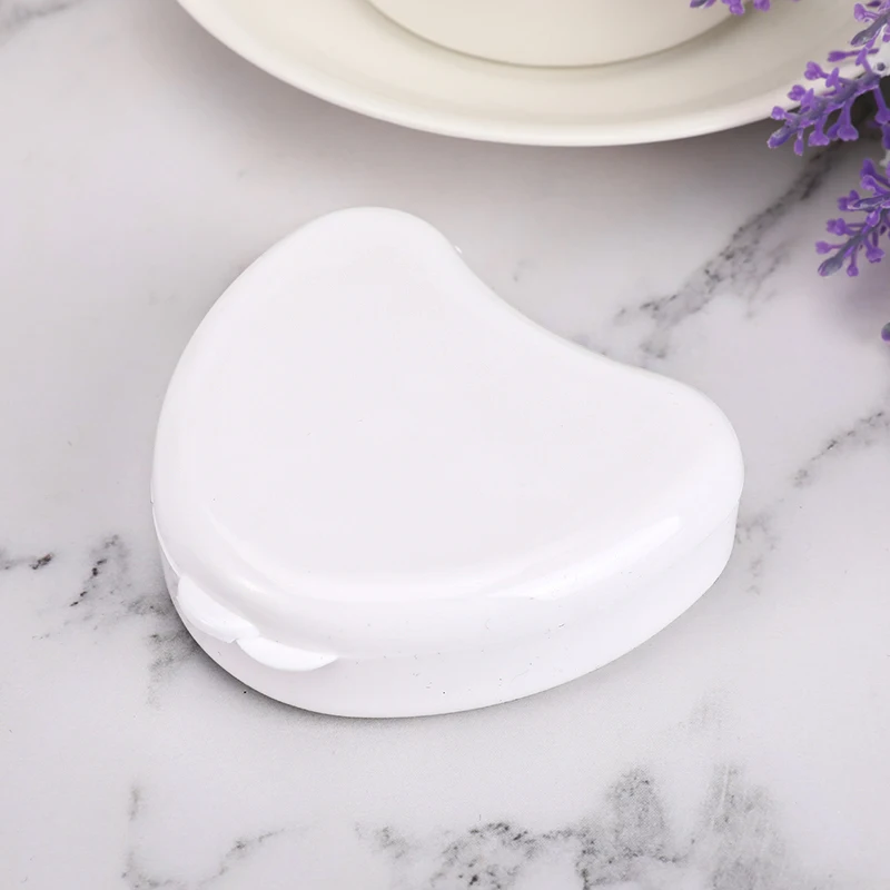 Чехол для зубных протезов в форме сердца держатель чехол хранения футляр ванной