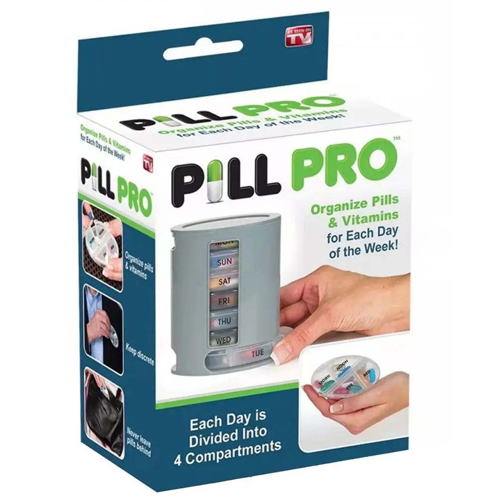 Новинка хит 7 дней кейс для таблеток разделитель лекарств на неделю коробка