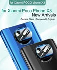 Закаленное стекло для объектива камеры Xiaomi Poco X3, NFC, Poco X3, M3, Pocophone X3, M3
