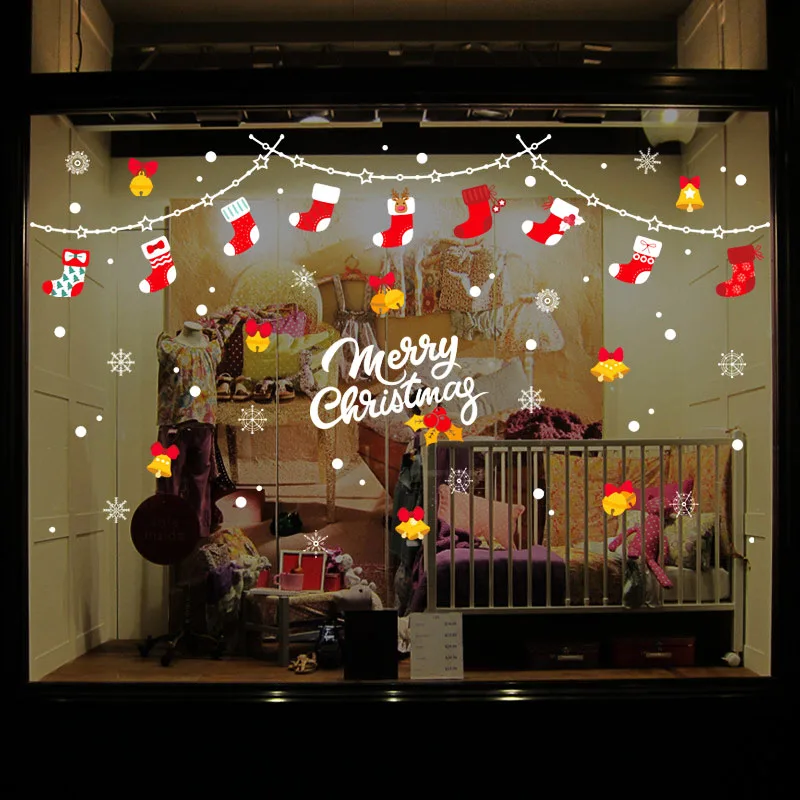 Рождественские наклейки &quotсделай сам&quot &quotрождественские носки&quot &quotнаклейки