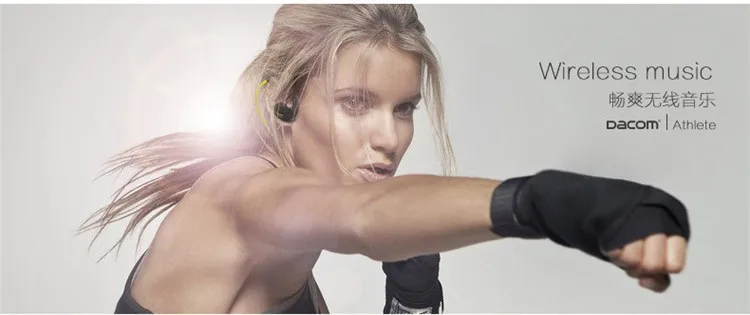 Dacom Athlete Bluetooth гарнитура для iPhone для samsung беспроводные наушники спортивные стерео наушники с HD микро NFC auriculares