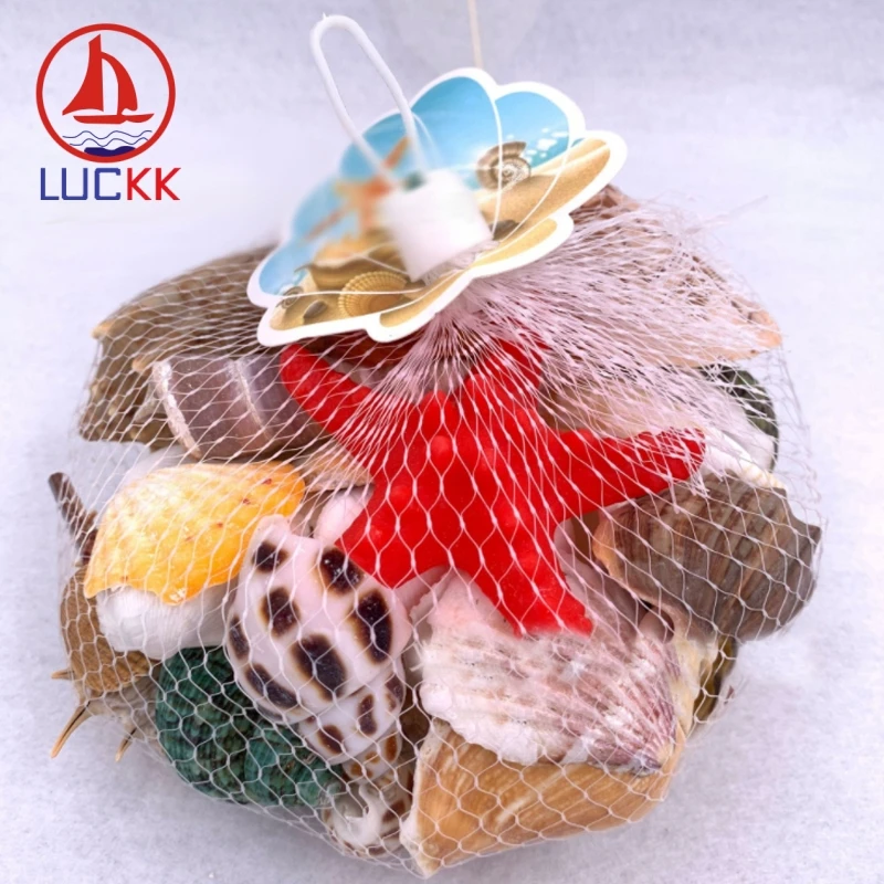 LUCKK Средиземноморский стиль лот смешанных природных морских ракушек раковины