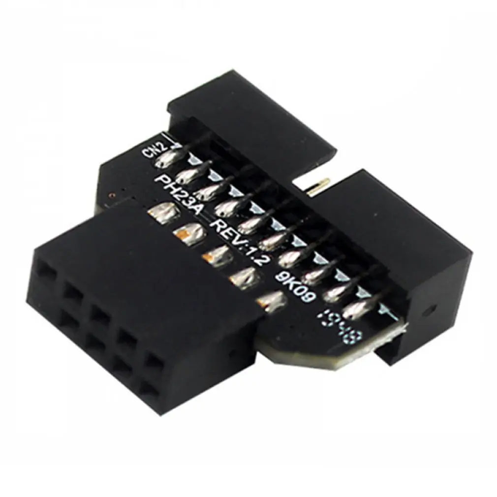 

Переходник USB2.0 9p к USB3.0 19p USB3.0 19/20p к USB2.0 9p прочный, хорошая производительность, тонкая работа