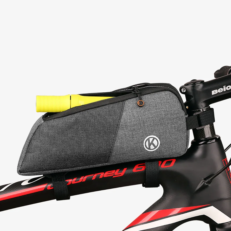 

Bicycle Bag Large-capacity Reflective Front Top Frame Tube Bag MTB Road Bicycle Hanging Bag Cycling Pannier Bag Bike Accessories